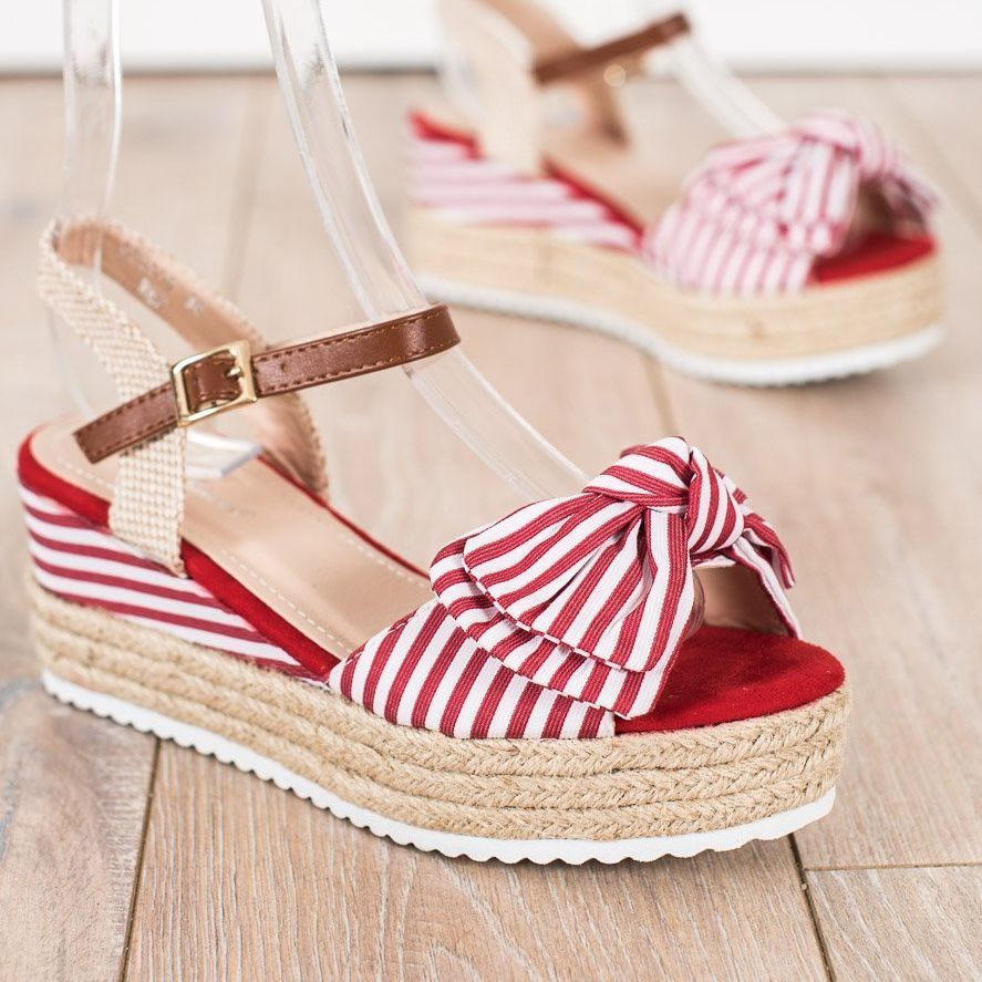 Striped espadrille deals sandals