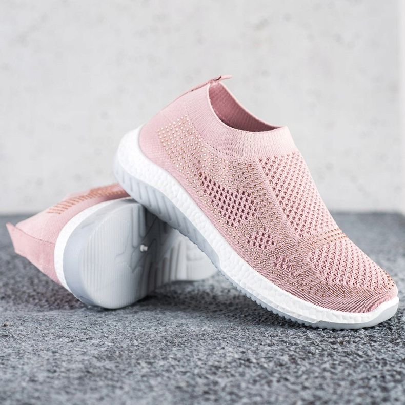 SHELOVET Slip-on Sneakers pink 1 SHELOVET Slip-on Sneakers pink 1