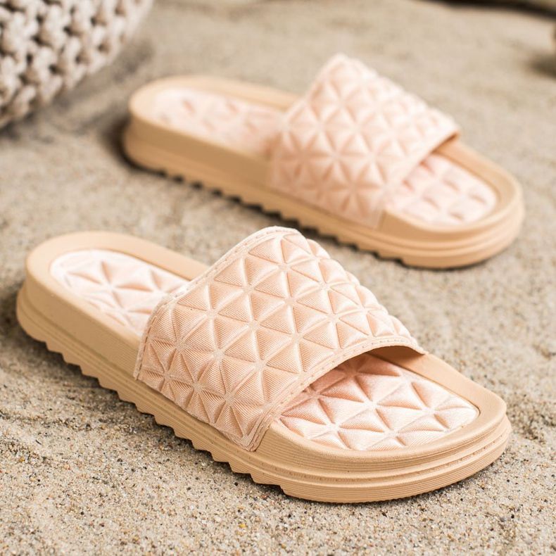 Renda Casual Beige Slippers 1