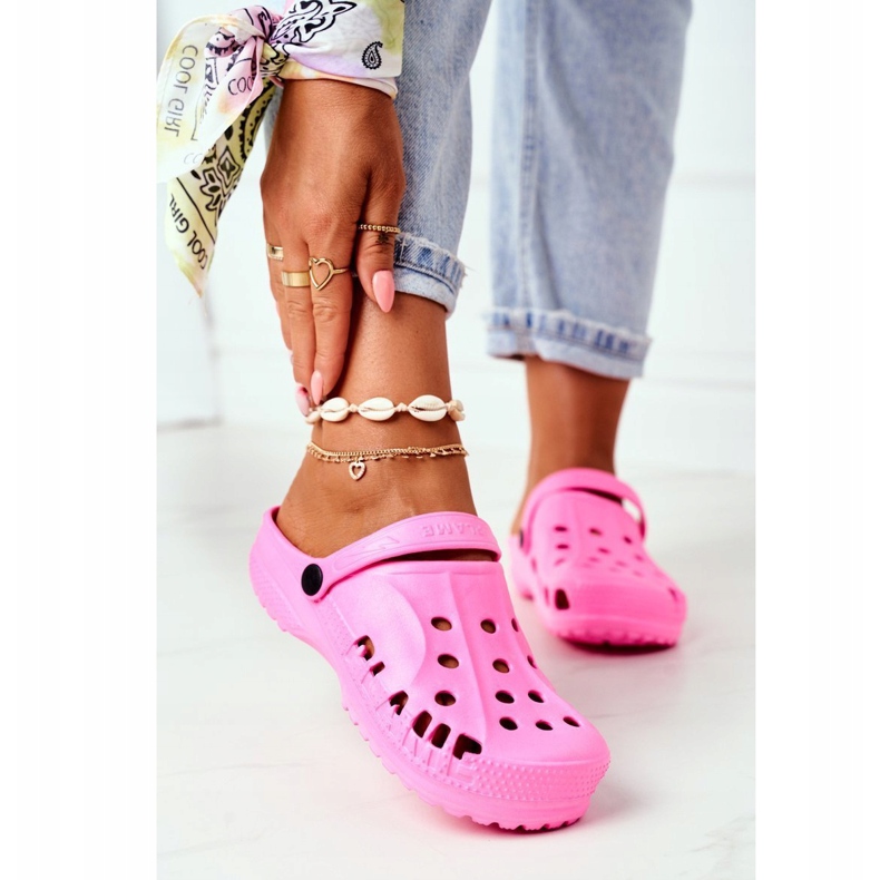 Flameshoes Women's Pink Light Eva Slippers 1