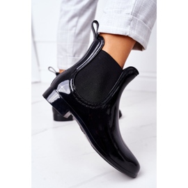 Umbrella Shiny Black Jodhpur Boots 1