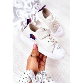 Apawwa Children's Beige Cartoon Velcro Sneakers 1
