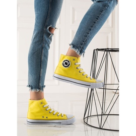New Age Tied high sneakers yellow 2