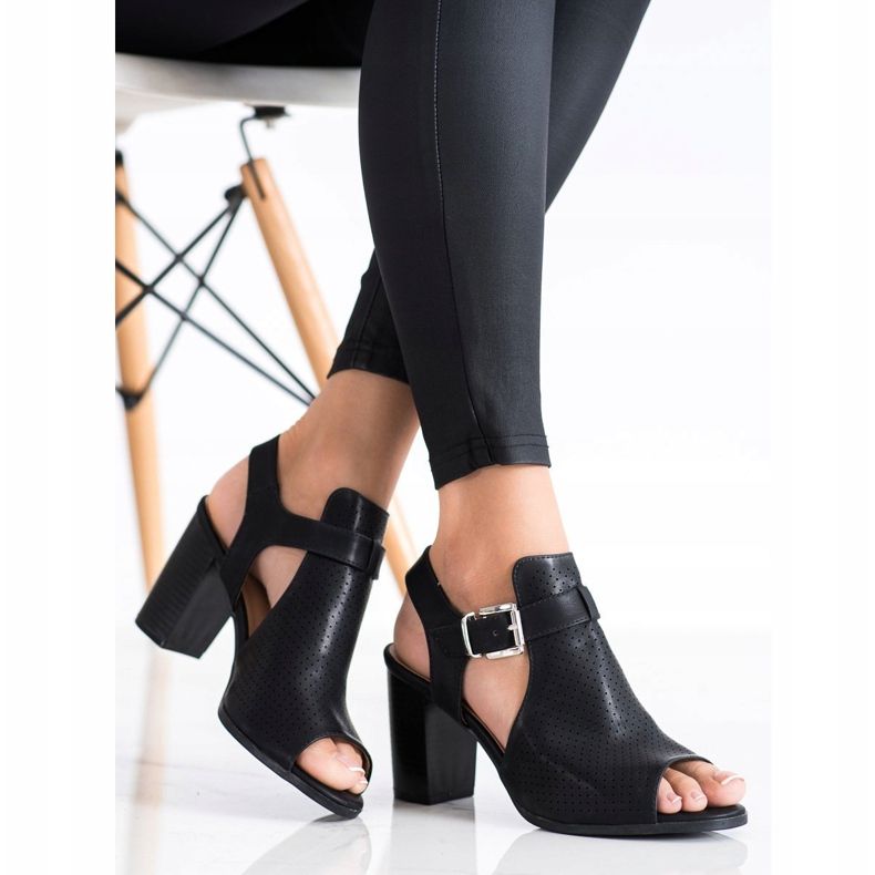 Renda Built Sandals With Eco Leather black 1