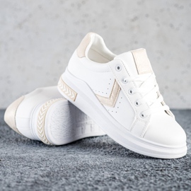 SHELOVET Eco Leather Sneakers white 1