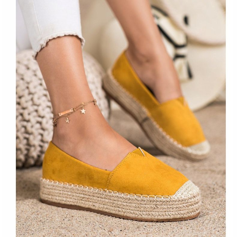 Primavera Espadrilles On The Platform yellow 2