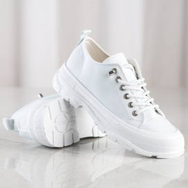 Sabatina Fashionable Sneakers On The Platform white 1