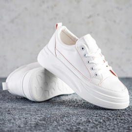 SHELOVET Fashion Sneakers On The Platform white 1