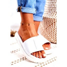 Women's Big Star Slippers on the Platform White FF274812 1
