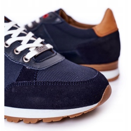 Men's sports shoes GOE HH1N4053 Navy blue sneakers 1