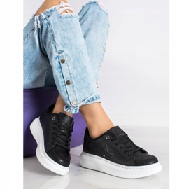SHELOVET Stylish Sneakers On The Platform black 1