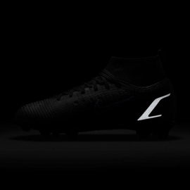 Nike Mercurial Superfly 8 Pro Fg Jr CV0804-004 soccer shoes black black 1