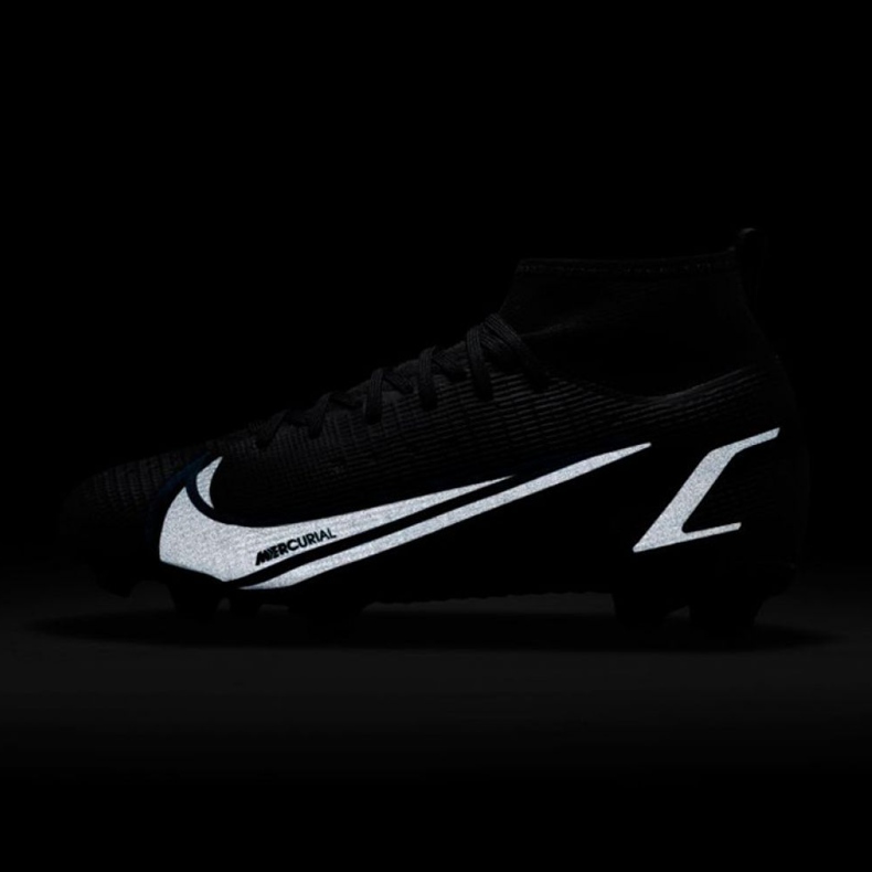 Nike Mercurial Superfly 8 Pro Fg Jr CV0804-004 soccer shoes black black 2