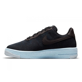 Nike Air Force 1 Crater Flyknit Jr DH3375-001 shoe black 2
