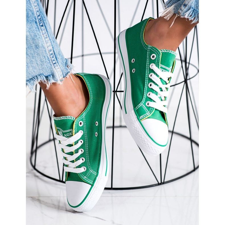 New Age sneakers green 2