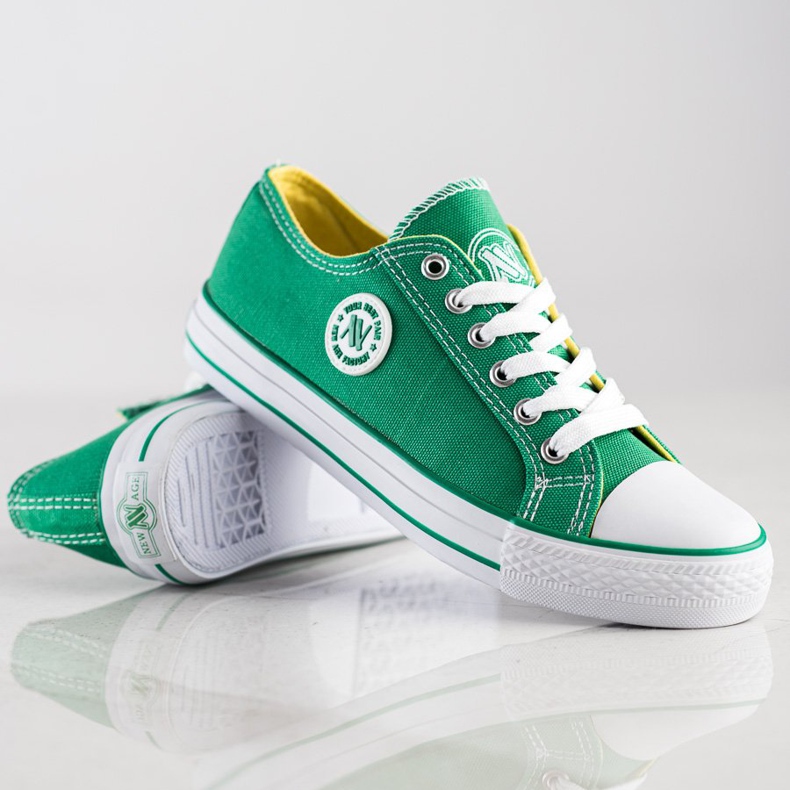 New Age sneakers green 1