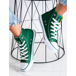 New Age High Sneakers green 2