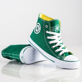 New Age High Sneakers green 1