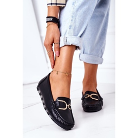 PS1 Women's Black Downtown Black Leather Loafers 2 PS1 Women's Black Downtown Black Leather Loafers 2