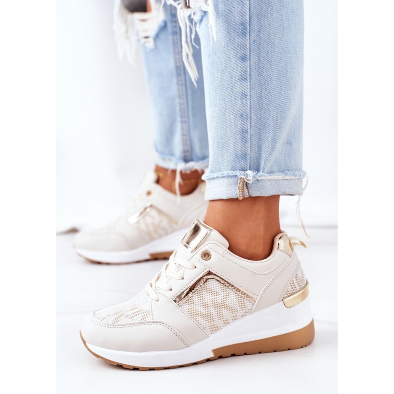 Wedge Sneakers Beige Weekend 2