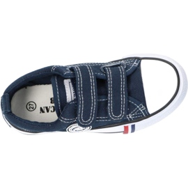 American Club Navy American LH35 Velcro Sneakers blue 1 American Club Navy American LH35 Velcro Sneakers blue 1