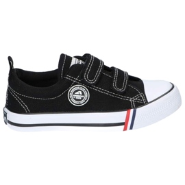 American Club Black American LH33 Velcro Sneakers 3