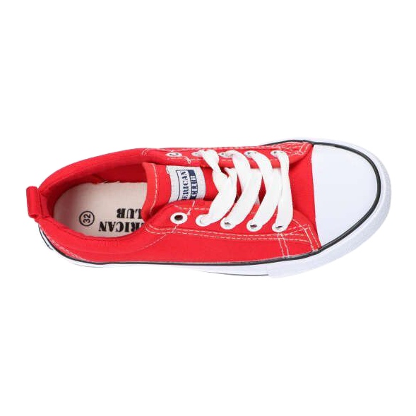 American Club Red American LH23 tied sneakers ['red'] 2