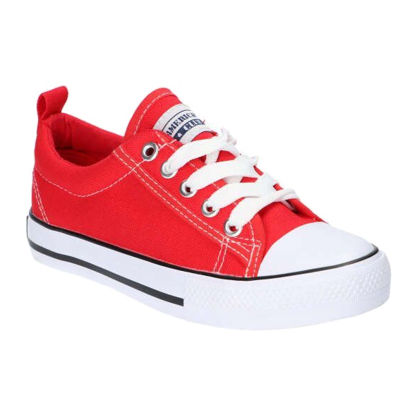 American Club Red American LH23 tied sneakers ['red'] 1