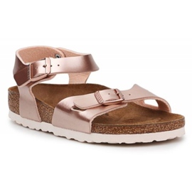 Birkenstock Rio Kids Bf ELectric Metallic Copper 1012520 sandals pink 1