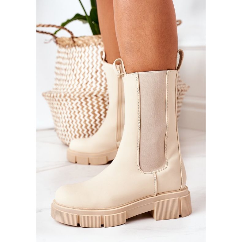 PS1 Warm Boots Beige Jodhpur boots Must Have 2