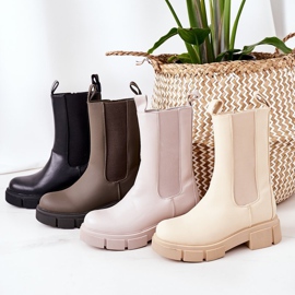 PS1 Warm Boots Dark Green Jodhpur boots Must Have brown 1
