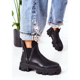 PS1 Warm Boots Black Jodhpur boots Hashtag 2