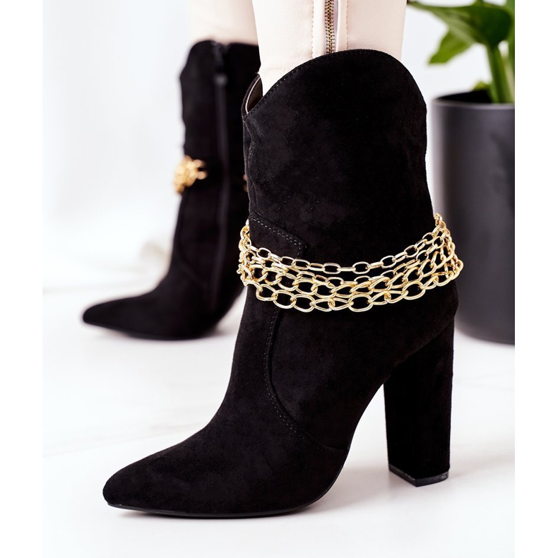 PS1 Warm Black Boots On A Heel Good Impression 2