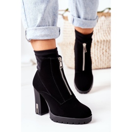 Black Warm Boots On A Heel Wonder Woman 2