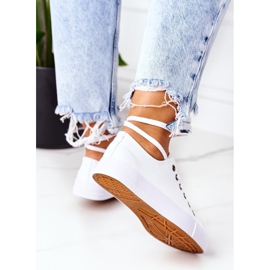 NEWS Women's Classic Sneakers White Ecoma With Silver Eyelets 1 NEWS Women's Classic Sneakers White Ecoma With Silver Eyelets 1