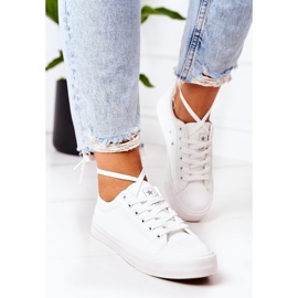 NEWS Women's Leather Sneakers White Mega 2