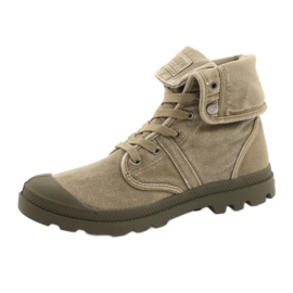 Palladium Pallabrouse Baggy M 02478-308-M shoes brown green 1