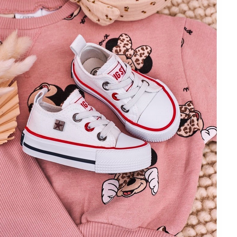 Children's Classic Low Sneakers Big Star HH374193 White 5 Children's Classic Low Sneakers Big Star HH374193 White 5