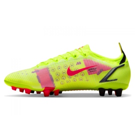 Nike Vapor 14 Elite Ag M CZ8717-760 football shoes yellow green 1