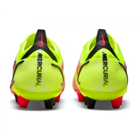 Nike Vapor 14 Elite Ag M CZ8717-760 football shoes yellow green 4