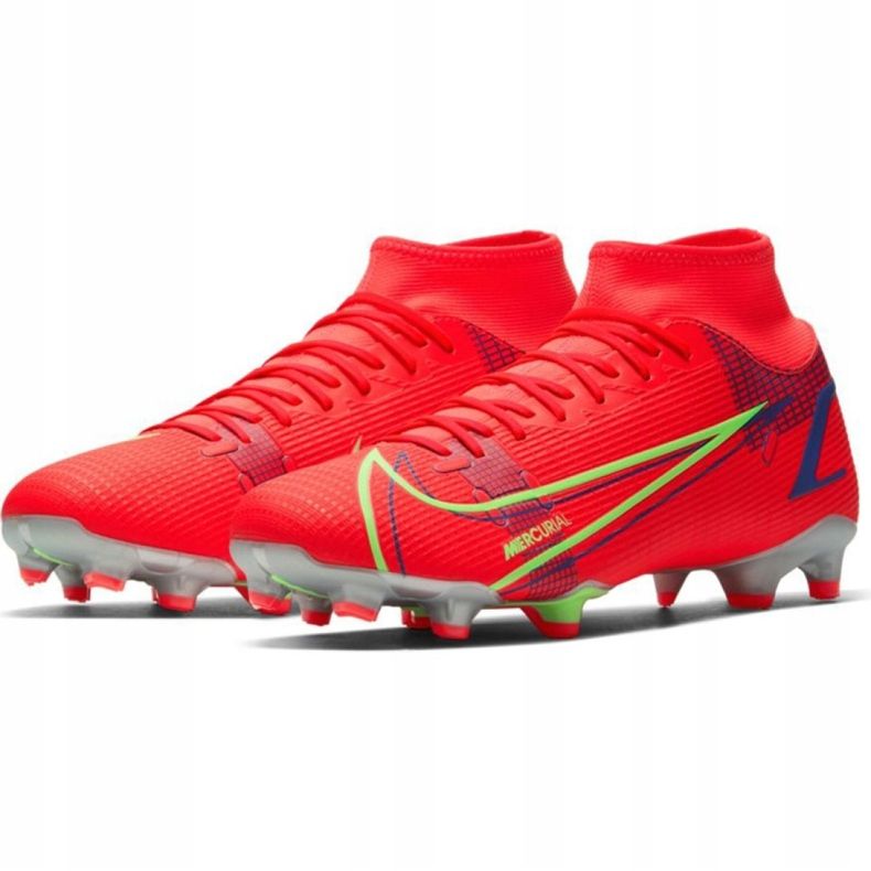 Nike Mercurial Superfly 8 Academy Mg M CV0843 600 soccer shoe red 3