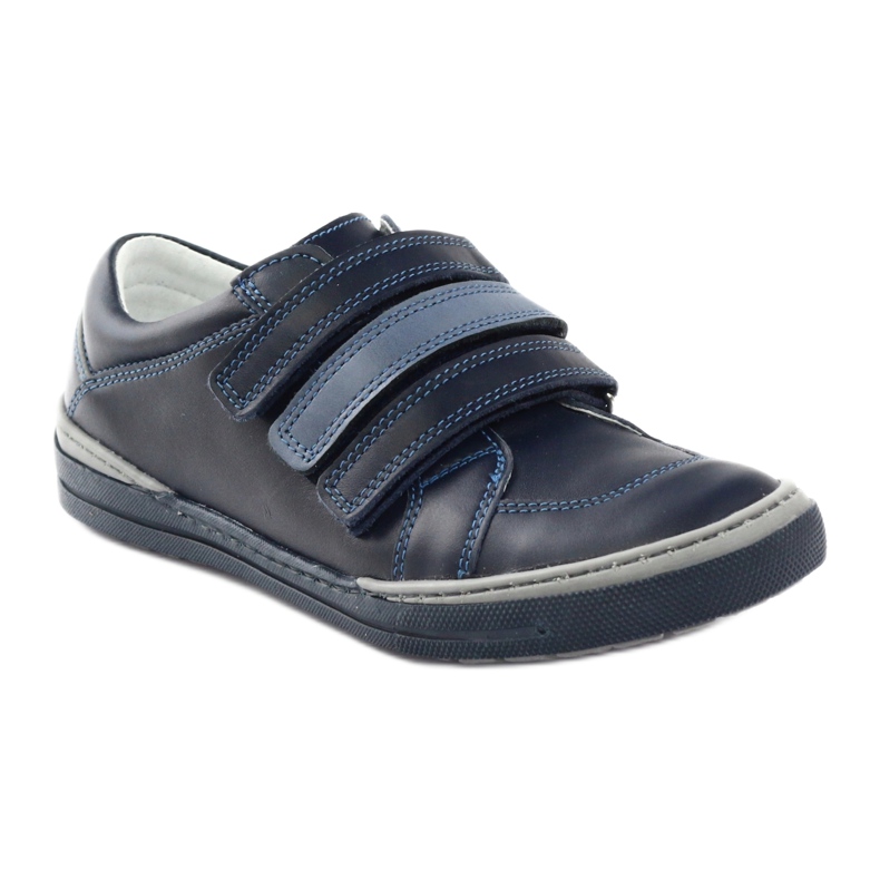 Boys' shoes with turnips Bartuś navy blue multicolored 1