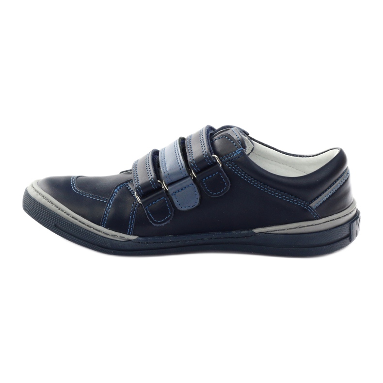 Boys' shoes with turnips Bartuś navy blue multicolored 2