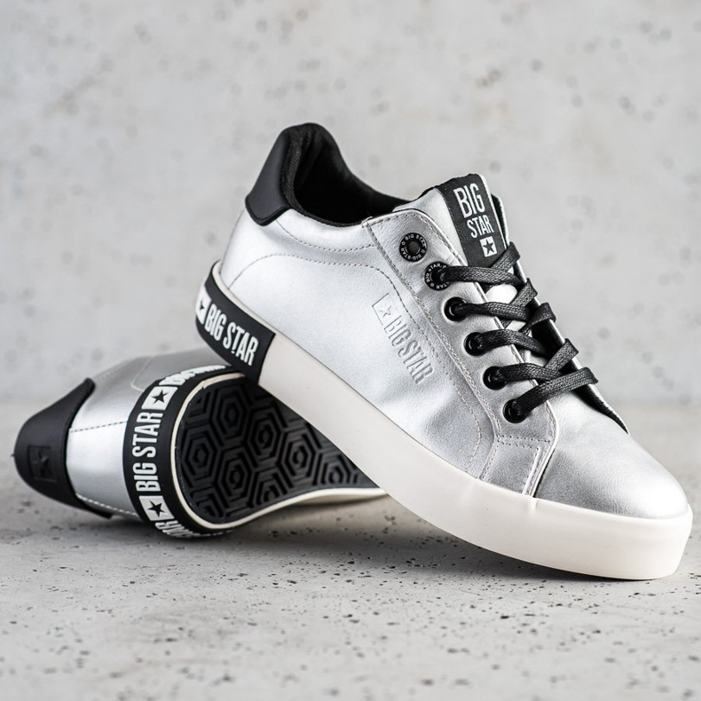 Women's Sneakers Big Star II274034 silver 1 Women's Sneakers Big Star II274034 silver 1