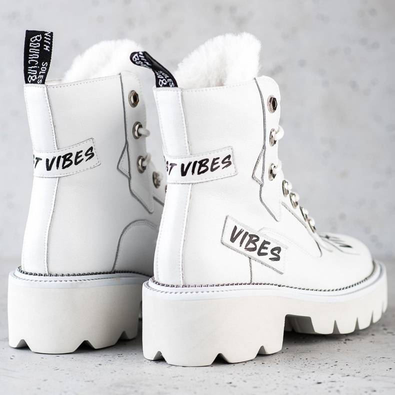 ARTIKER Vibes Leather Boots white 1