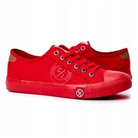 Men's Sneakers Cross Jeans Red FF1R4056C 3