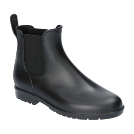 American Club Women's black boots, matte boots Kal15/22 1