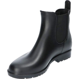 American Club Women's black boots, matte boots Kal15/22 4