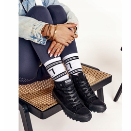 Women's High Sneakers Big Star FF274244 Black 1