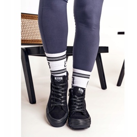 Women's High Sneakers Big Star FF274244 Black 2